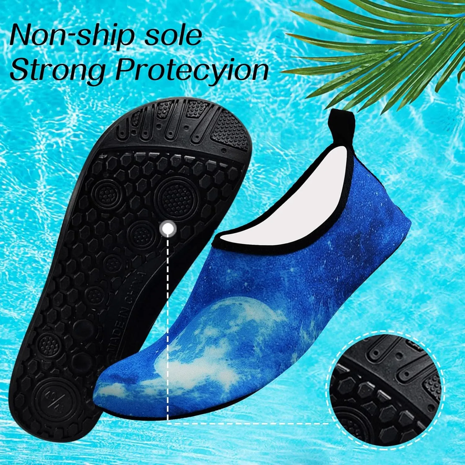 Mens Barefoot Water Shoes Size 11 Breathable Non Slip Athletic Barefoot
