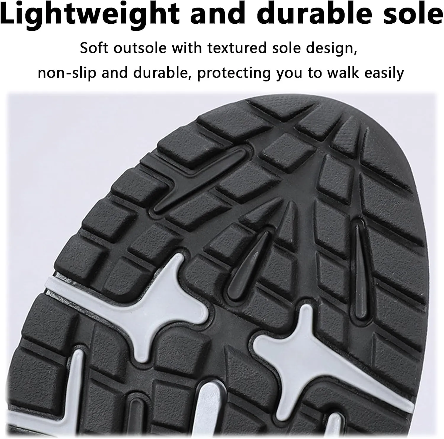 Teresad Shoes Men, Men's Comfortable Waterproof Orthopedic Walking Shoes Hiking Footwear, Lightweight Breathable