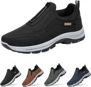 Teresad Shoes Men, Men's Comfortable Waterproof Orthopedic Walking Shoes Hiking Footwear, Lightweight Breathable
