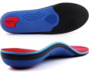 Walkomfy Heavy Duty Support 210  lbs Plantar Fasciitis Insoles for Men Women, High Arch Support Insoles, Orthotic Insert Relief Foot Pain, Flat Feet, Men's 10-10.5 / Women's 12-12.5, (11.42")